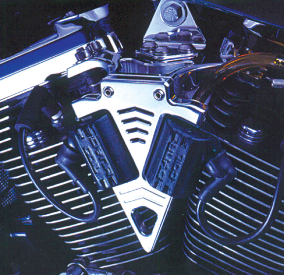 slotted motorcycle coil bracket