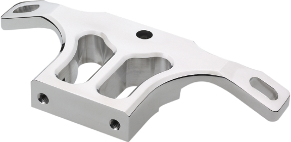 motor mount cut-out for fuel injected FXD twin cam polished
