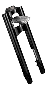fork 3D cobra for v-rods - black