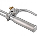 hand controls de luxe forged aluminum brake lever assembly – satined