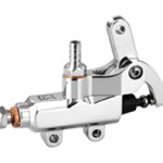 master cylinder with lever for weld-on hand controls polished