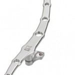 shifter lever hot rod polished brass & polished aluminum