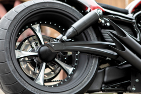 swingarm kit for up to 300 tires for v-rods 2007-up black
