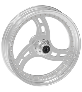 wheel cobra design 17x12.5 polished for v-rod - single flange