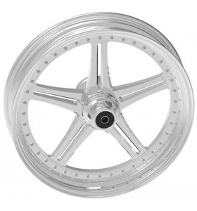 wheel magnum design 17x12.5 polished - single flange