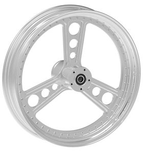 wheel titan design 18×10.5 polished for v-rod – single flange