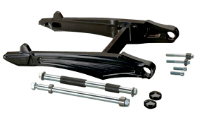 swingarm kit saber for 280, 300, 330 or 360 tires for v-rods, street-rod’s, v-rod muscle’s – black