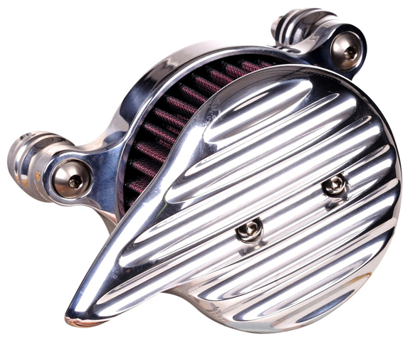 polished chopper air cleaner cover 4