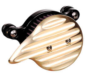 aircleaner cover epoch for sportster engines 1991-2015 brass