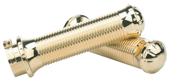 brass motorcycle grips