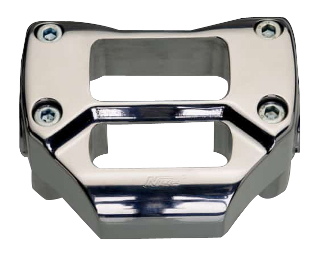 risers with integrated speedo housing for breakout and dyna 2018-up with milwaukee 8 engine – polished
