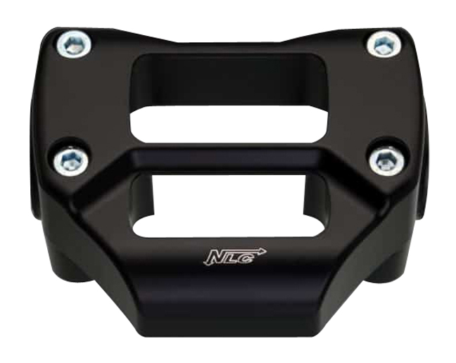 risers with integrated speedo housing for breakout 2018-up with milwaukee 8 engine – black