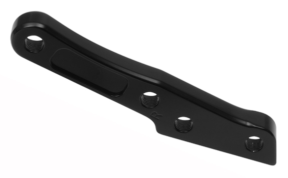 front right caliper bracket for 11.5″ rotor with Öhlins FG433 / FG621 fork – black