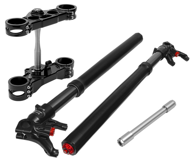 inverted front fork nexo for 2018-up Softails FXBB /  FXLR / FLSB w/ ABS 232mm wide w/out 25mm axle – black