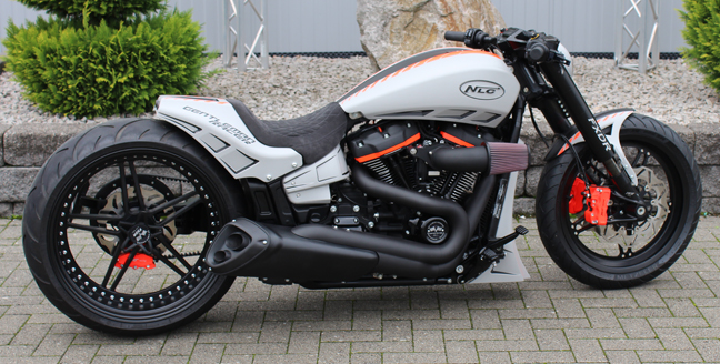 sourcing map 1x Noir Billet Moto CNC Rafale moleté pour Harley Davidson Touring Softail Sportster Dyna V-Rod 