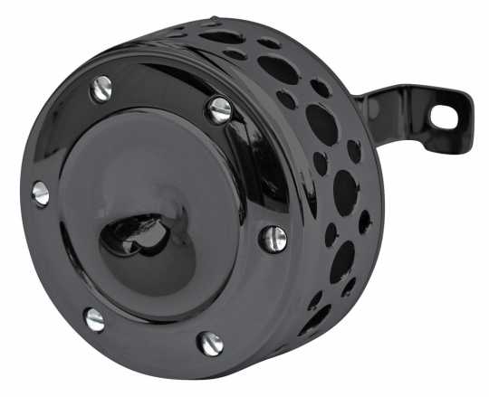 aircleaner cover classic for evolution engines with OEM CV carb aluminum black