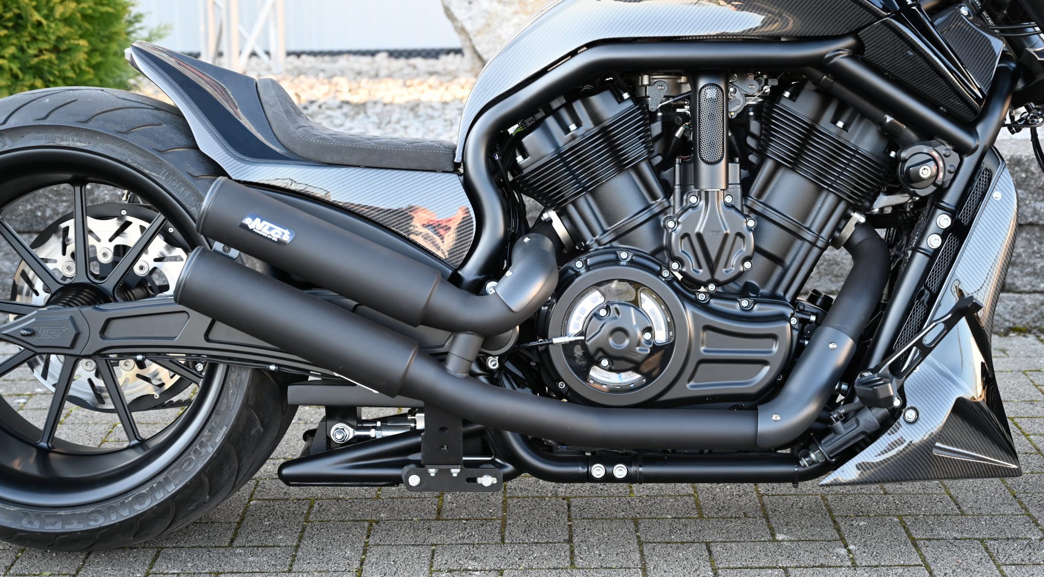 M4 exhaust for night rod black