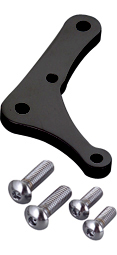 caliper bracket front left / right for 11-1/2″ rotor black