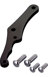 caliper bracket front left / right for 8-1/2″ rotor black