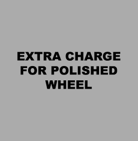 extra charge for polished wheel