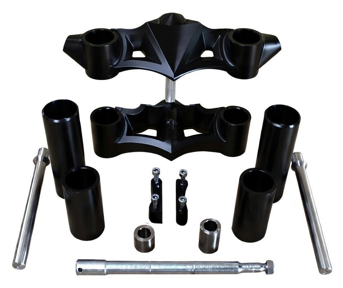 triple trees kit GP-1 for v-rod models – black finish